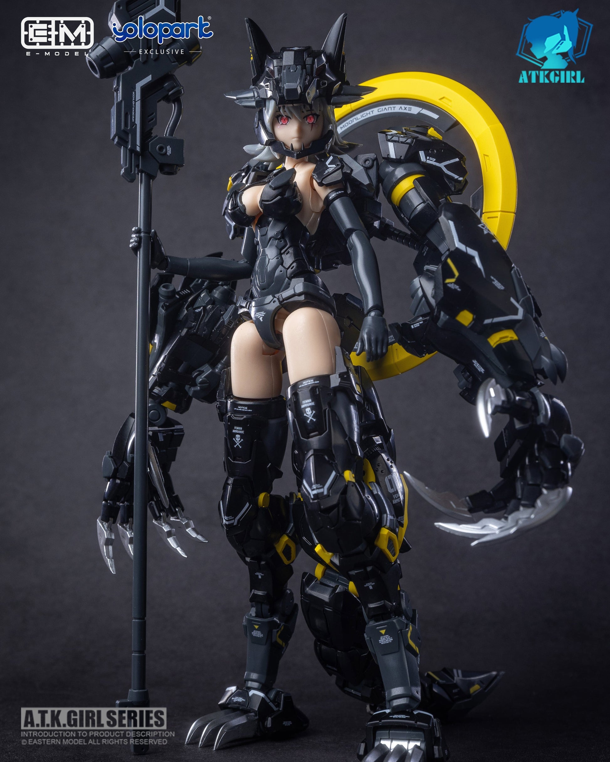 Eastern Model A.T.K. Girl FENRIR (YOLOPARK Stealth Ver.) Plastic Model Kit - EASTERN MODEL - Glacier Hobbies