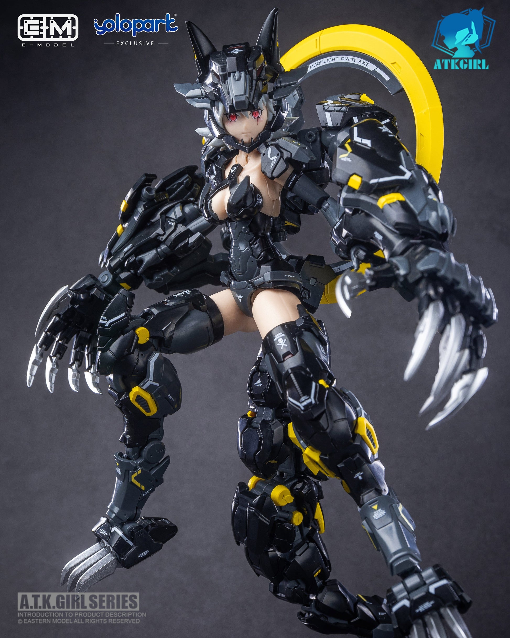 Eastern Model A.T.K. Girl FENRIR (YOLOPARK Stealth Ver.) Plastic Model Kit - EASTERN MODEL - Glacier Hobbies