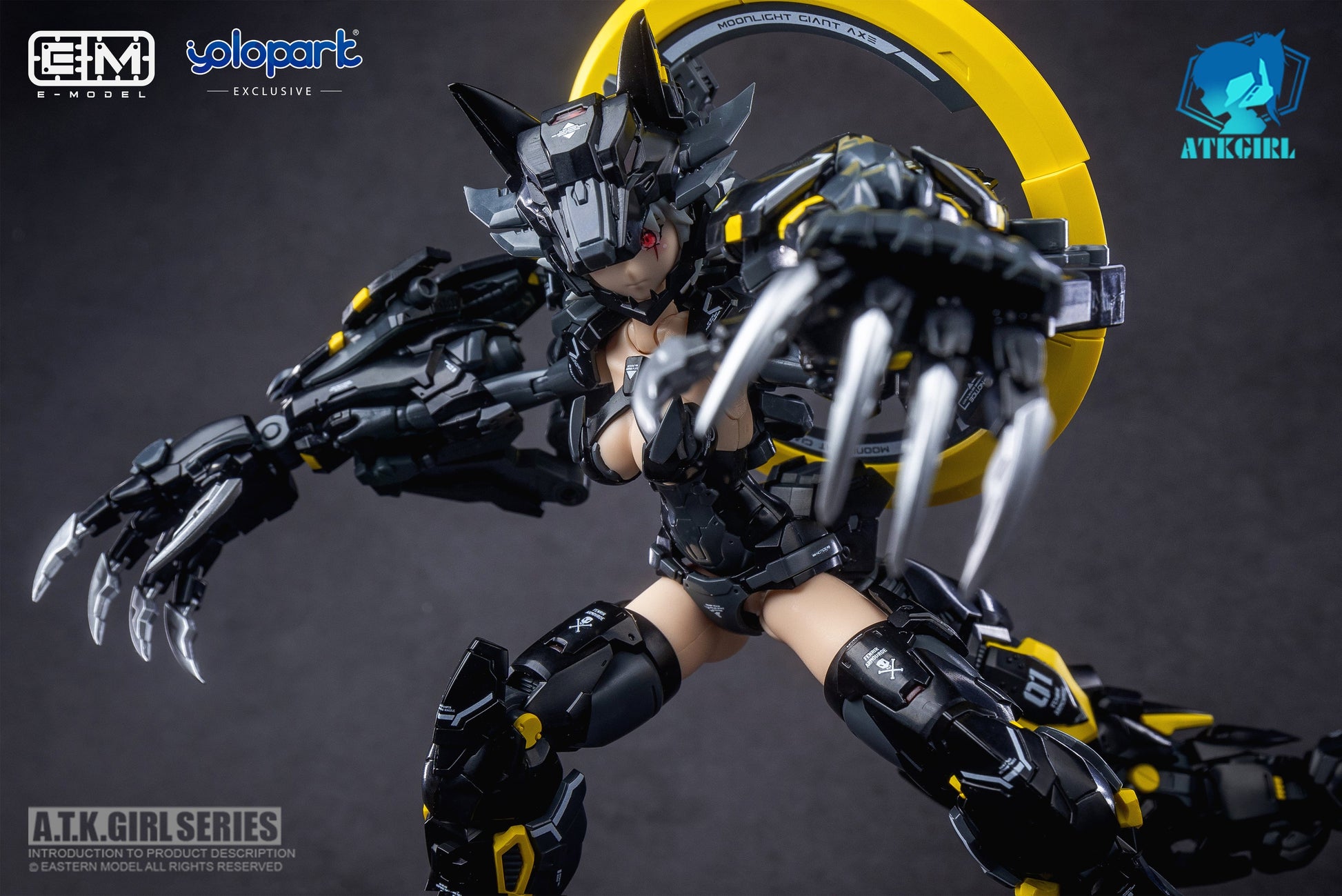 Eastern Model A.T.K. Girl FENRIR (YOLOPARK Stealth Ver.) Plastic Model Kit - EASTERN MODEL - Glacier Hobbies