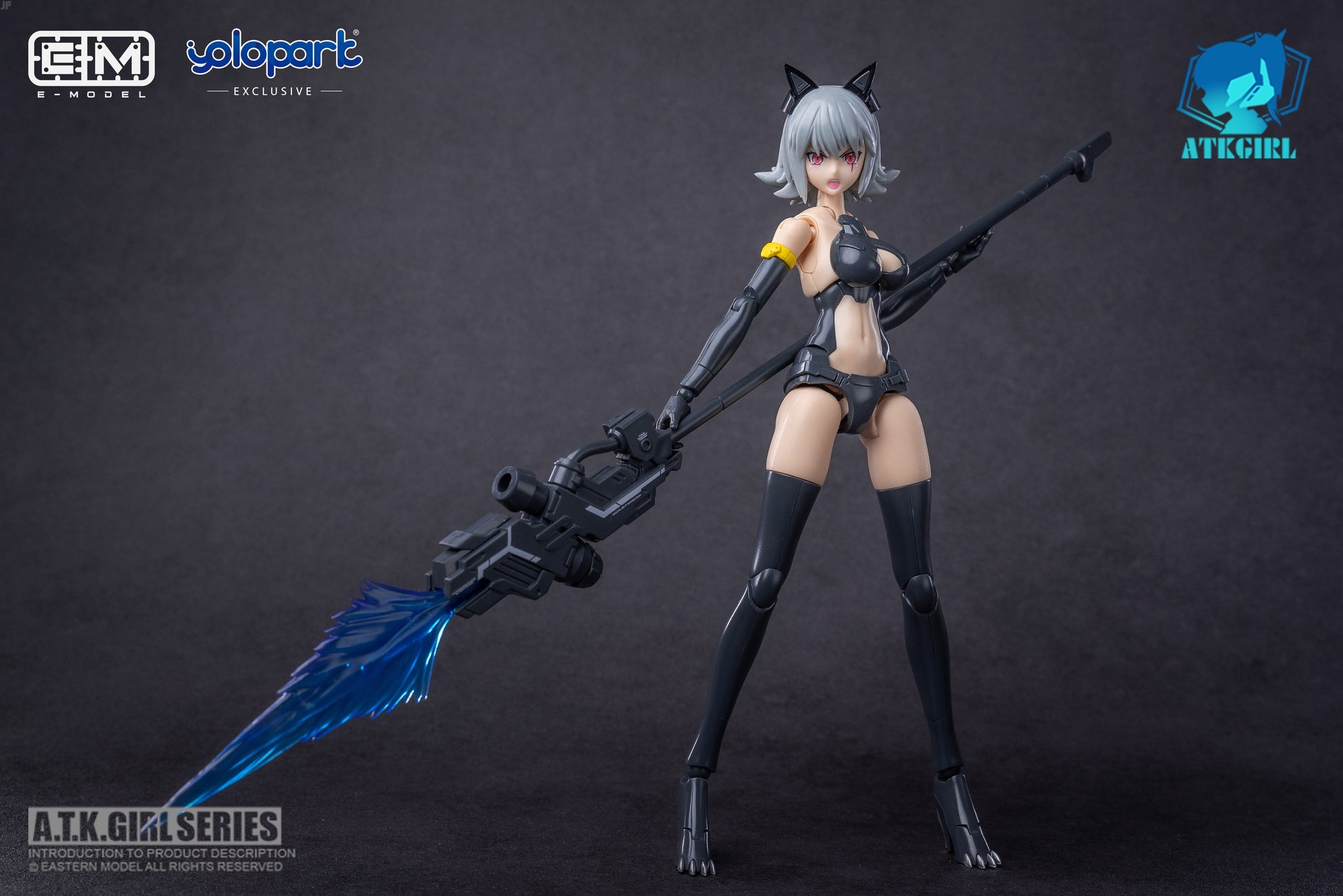 Eastern Model A.T.K. Girl FENRIR (YOLOPARK Stealth Ver.) Plastic Model Kit - EASTERN MODEL - Glacier Hobbies