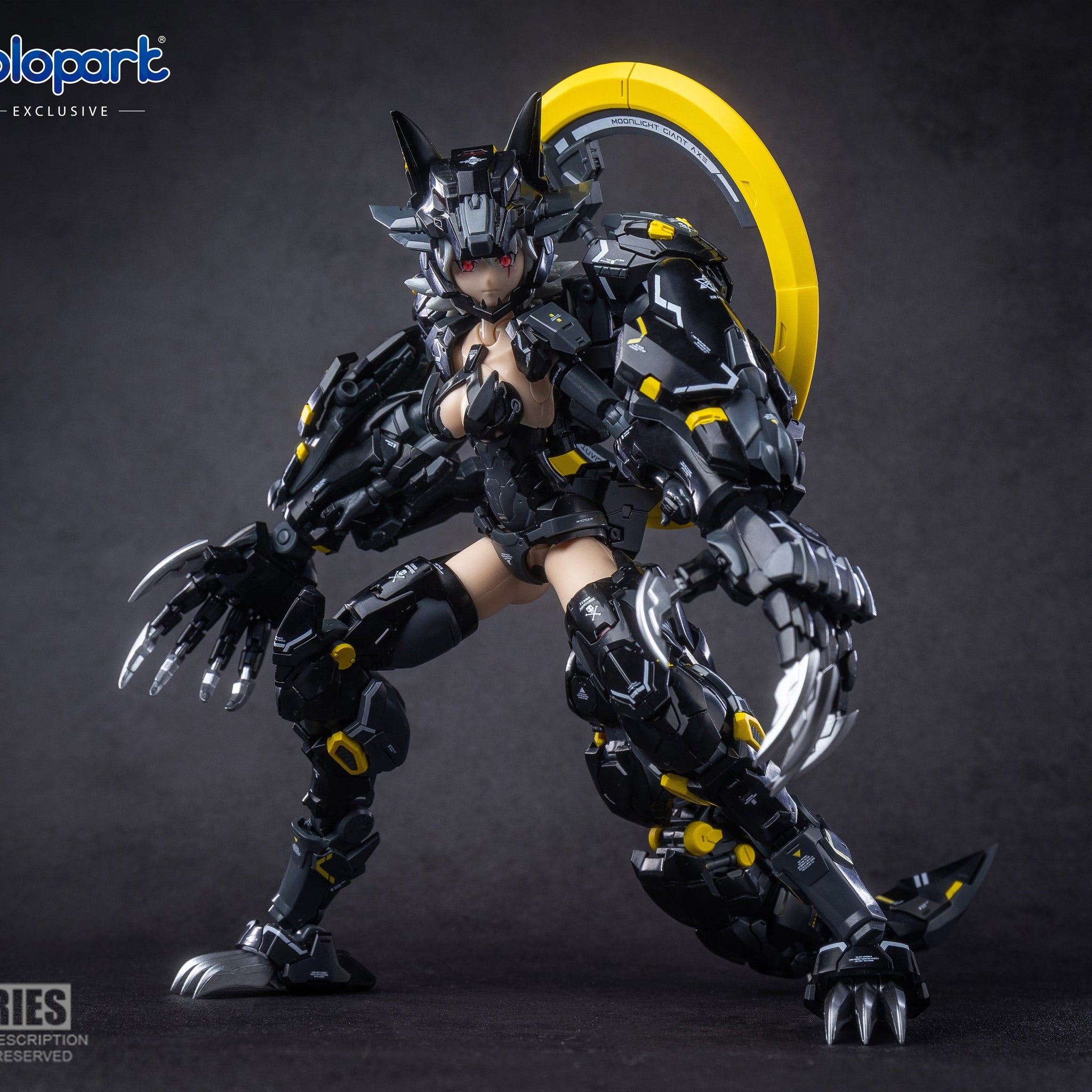 Eastern Model A.T.K. Girl FENRIR (YOLOPARK Stealth Ver.) Plastic Model Kit - EASTERN MODEL - Glacier Hobbies