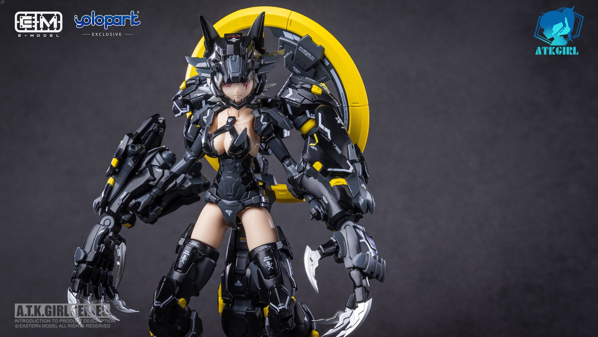 Eastern Model A.T.K. Girl FENRIR (YOLOPARK Stealth Ver.) Plastic Model Kit - EASTERN MODEL - Glacier Hobbies