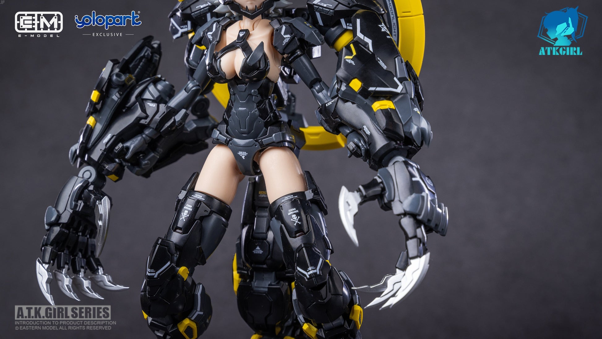 Eastern Model A.T.K. Girl FENRIR (YOLOPARK Stealth Ver.) Plastic Model Kit - EASTERN MODEL - Glacier Hobbies