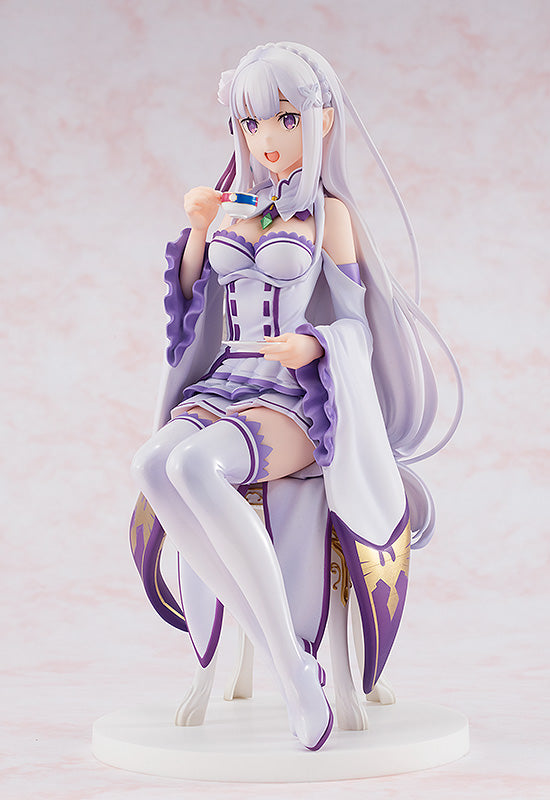 [PREORDER] Emilia: Tea Party Ver. 1/7 Scale Figure (Re-Run) - Glacier Hobbies - KADOKAWA