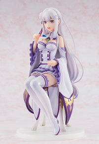 [PREORDER] Emilia: Tea Party Ver. 1/7 Scale Figure (Re-Run) - Glacier Hobbies - KADOKAWA