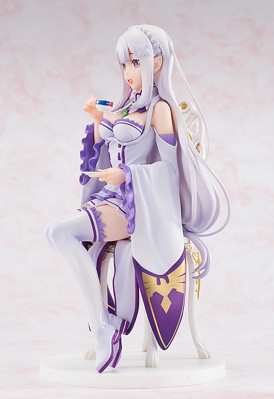 [PREORDER] Emilia: Tea Party Ver. 1/7 Scale Figure (Re-Run) - Glacier Hobbies - KADOKAWA