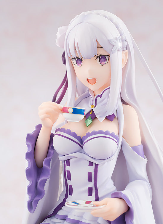 [PREORDER] Emilia: Tea Party Ver. 1/7 Scale Figure (Re-Run) - Glacier Hobbies - KADOKAWA