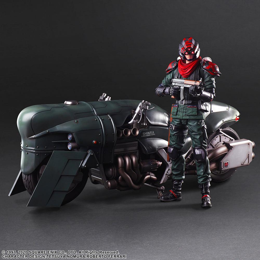 [PREORDER] FINAL FANTASY VII REMAKE™ PLAY ARTS KAI™ Action Figure - SHINRA ELITE SECURITY OFFICER & MOTORCYCLE SET - Glacier Hobbies - Square Enix