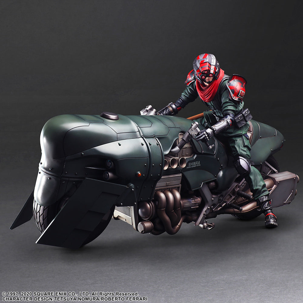 [PREORDER] FINAL FANTASY VII REMAKE™ PLAY ARTS KAI™ Action Figure - SHINRA ELITE SECURITY OFFICER & MOTORCYCLE SET - Glacier Hobbies - Square Enix