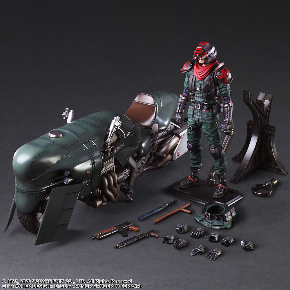 [PREORDER] FINAL FANTASY VII REMAKE™ PLAY ARTS KAI™ Action Figure - SHINRA ELITE SECURITY OFFICER & MOTORCYCLE SET - Glacier Hobbies - Square Enix