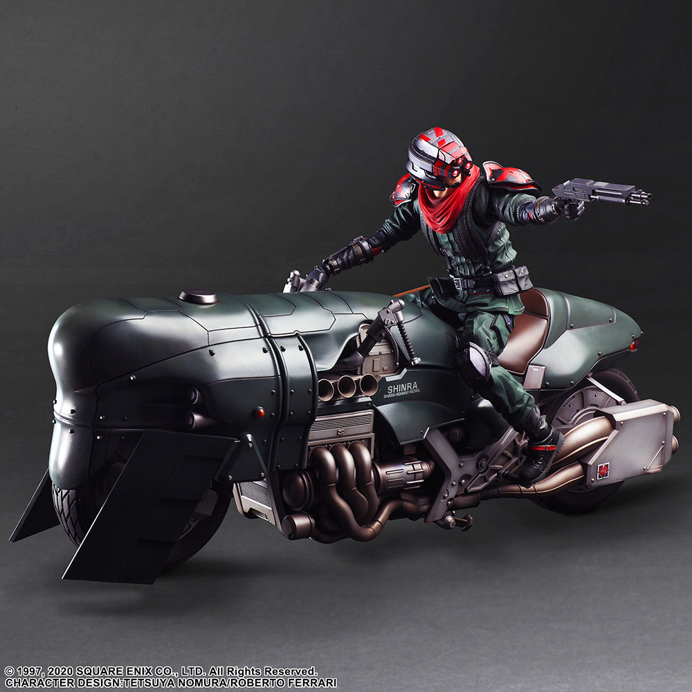 [PREORDER] FINAL FANTASY VII REMAKE™ PLAY ARTS KAI™ Action Figure - SHINRA ELITE SECURITY OFFICER & MOTORCYCLE SET - Glacier Hobbies - Square Enix