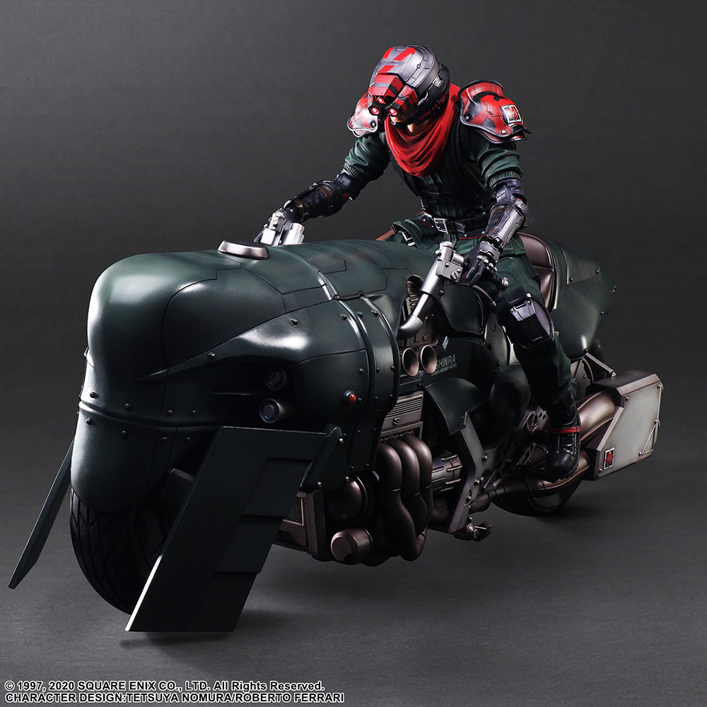 [PREORDER] FINAL FANTASY VII REMAKE™ PLAY ARTS KAI™ Action Figure - SHINRA ELITE SECURITY OFFICER & MOTORCYCLE SET - Glacier Hobbies - Square Enix