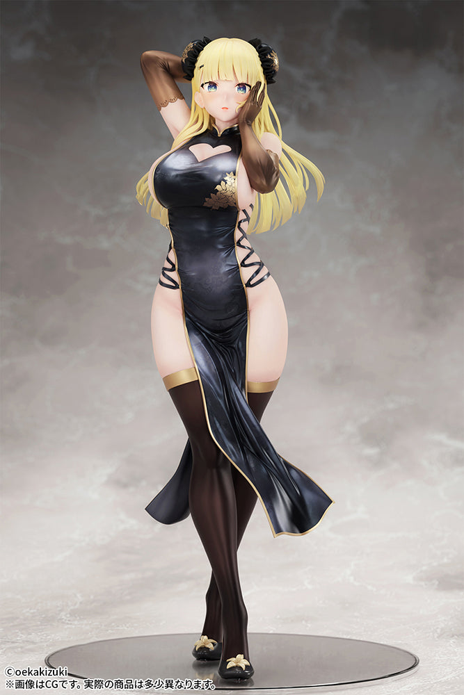 China Girl Black Ver. Illustrated by oekakizuki 1/7 Scale Figure - Glacier Hobbies - B-Full (Fots Japan)