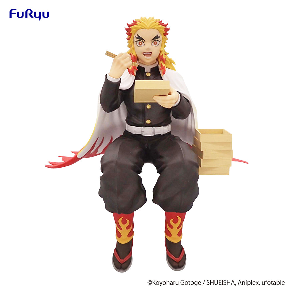 [PREORDER] Demon Slayer: Kimetsu no Yaiba Noodle Stopper Figure - Rengoku Kyojuro - Prize Figure - Glacier Hobbies - FuRyu Corporation