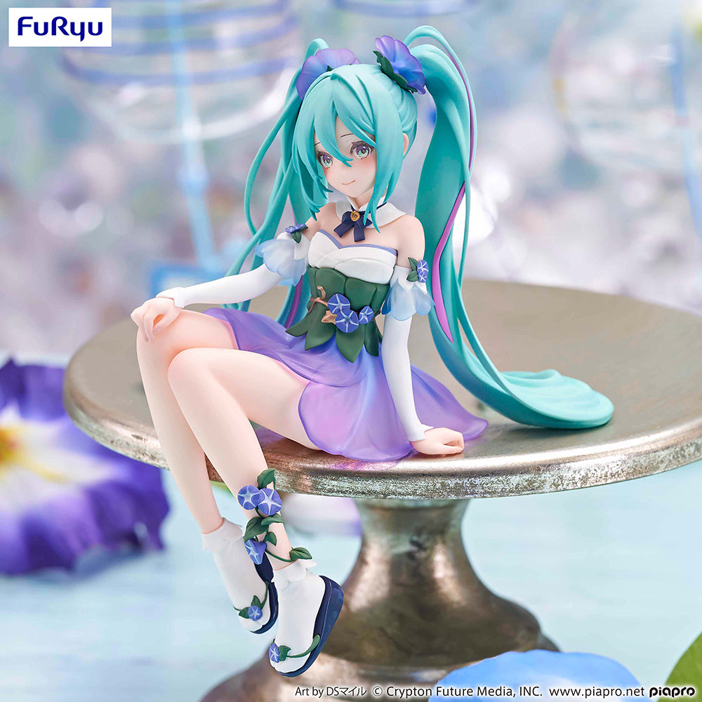 [PREORDER] Hatsune Miku Noodle Stopper Figure -Flower Fairy Morning Glory - Prize Figure - Glacier Hobbies - FuRyu Corporation