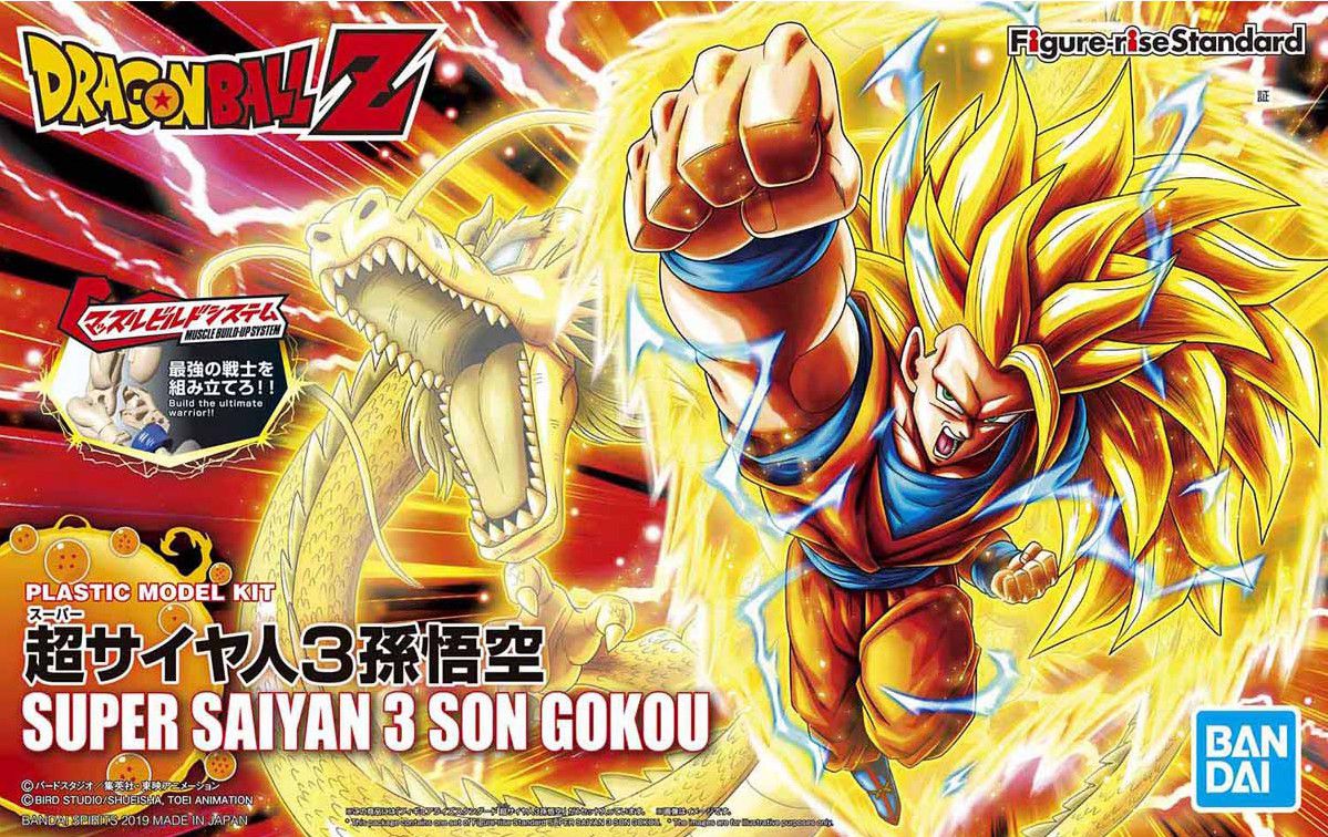 Super Saiyan 3 Son Goku Figure-rise Standard - Dragon Ball Z Bandai | Glacier Hobbies