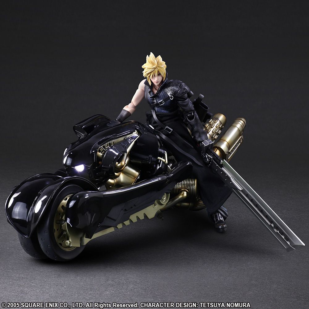 Final Fantasy VII Advent Children PLAY ARTS -KAI- Cloud Strife & Fenrir - Glacier Hobbies - Square Enix