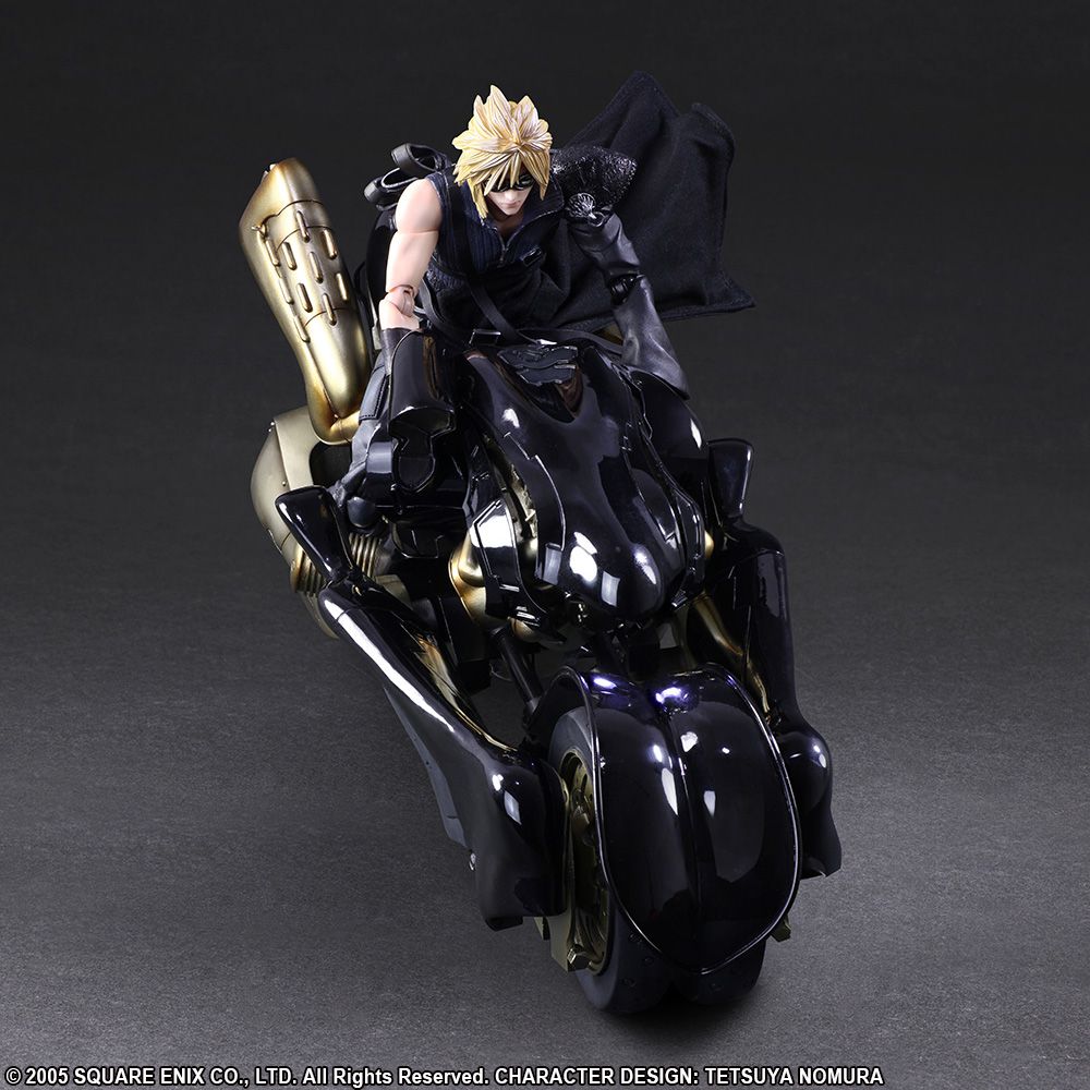 Final Fantasy VII Advent Children PLAY ARTS -KAI- Cloud Strife & Fenrir - Glacier Hobbies - Square Enix
