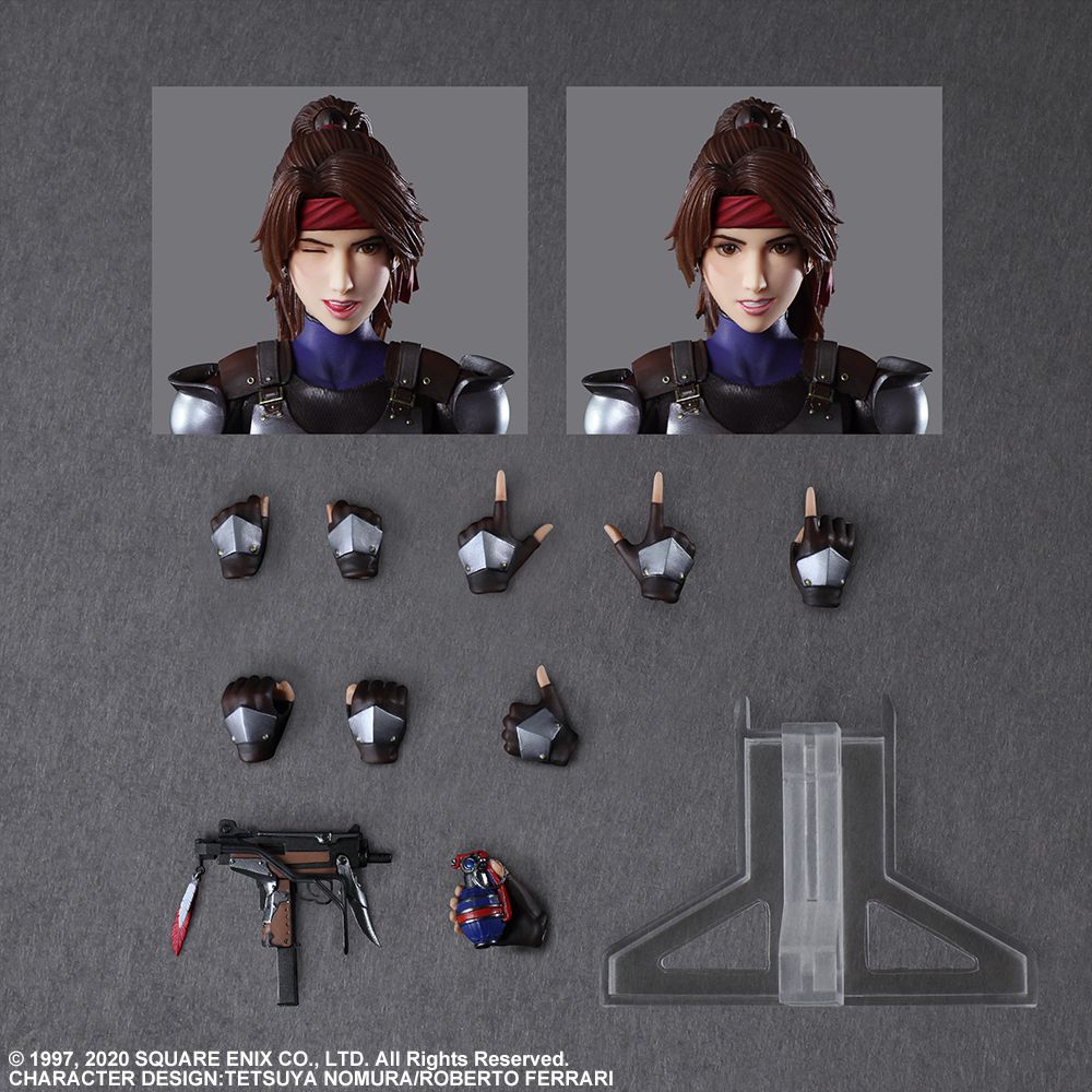 [PREORDER] Final Fantasy VII Remake PLAY ARTS -KAI- Jessie, Cloud & Motorcycle Set - Glacier Hobbies - Square Enix