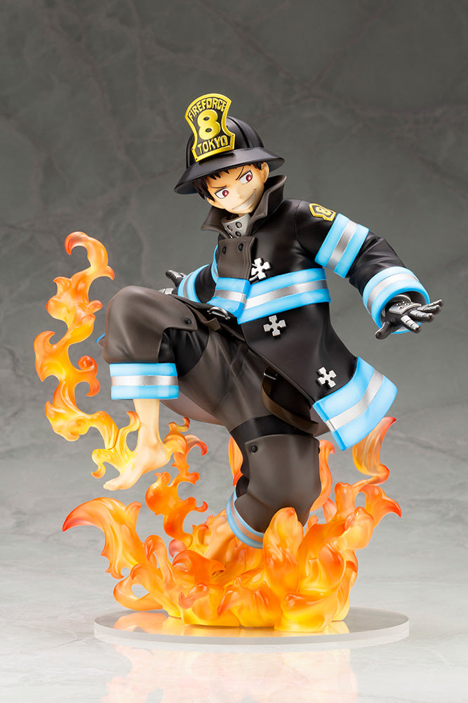 Fire Force ARTFX J Shinra Kusakabe 1/8 Scale Figure - Glacier Hobbies - Kotobukiya