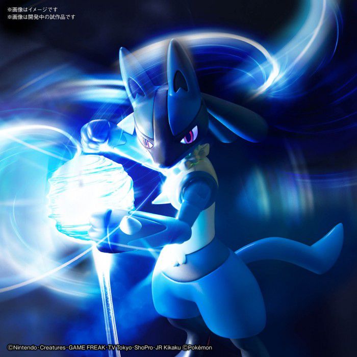 Riolu & Lucario Model - Glacier Hobbies - Bandai