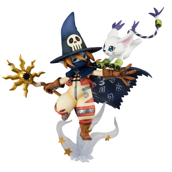 G.E.M. Series Digimon Wizarmon & Tailmon [repeat] Non-Scale Figure - Glacier Hobbies - Megahouse