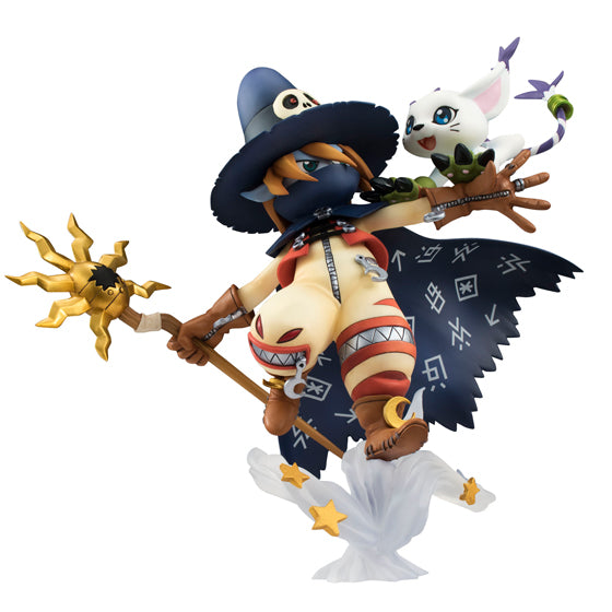 G.E.M. Series Digimon Wizarmon & Tailmon [repeat] Non-Scale Figure - Glacier Hobbies - Megahouse