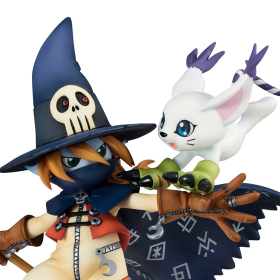 G.E.M. Series Digimon Wizarmon & Tailmon [repeat] Non-Scale Figure - Glacier Hobbies - Megahouse