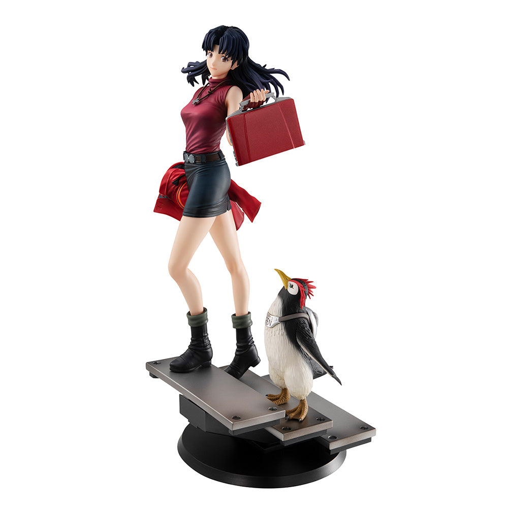 [PREORDER] GALS series Rebuild of Evangelion Misato Katsuragi & Pen Pen Non-Scale Figure - Glacier Hobbies - Megahouse
