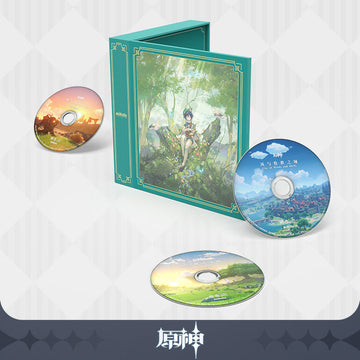 Genshin Impact OFFICIAL OST Box Set "City of Winds and Idylls" + Bonus "The Wind and The Star Traveler" Set - Glacier Hobbies - miHoYo