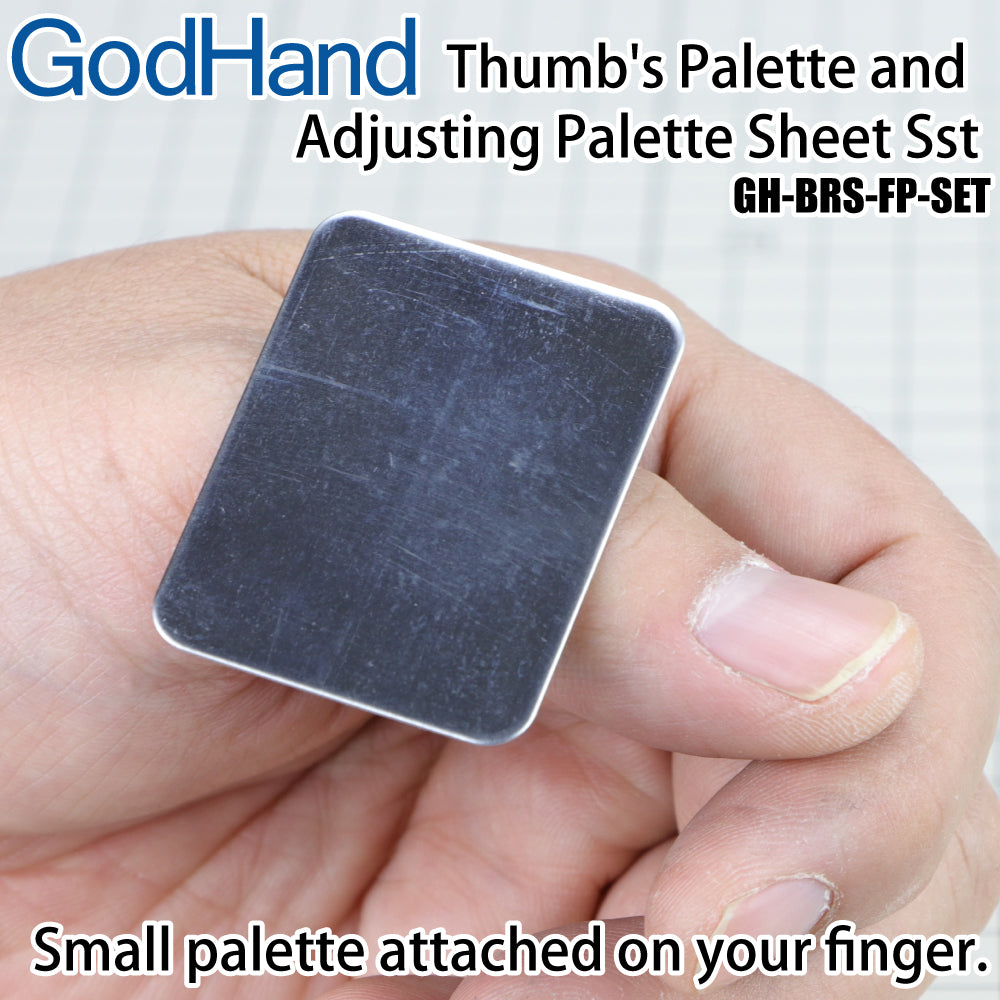 Godhand GH-BRS-FP-SET Thumb's Palette and Adjusting Palette Sheet 【Thumbs Palette】Set - Glacier Hobbies - GodHand