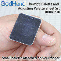 Godhand GH-BRS-FP-SET Thumb's Palette and Adjusting Palette Sheet 【Thumbs Palette】Set - Glacier Hobbies - GodHand
