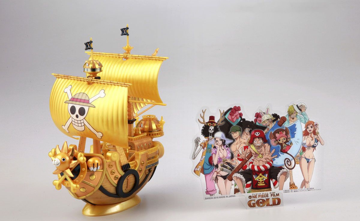 Thousand Sunny Film Gold Release Anniversary Color Ver Grand Ship Collection - One Piece Bandai | Glacier Hobbies