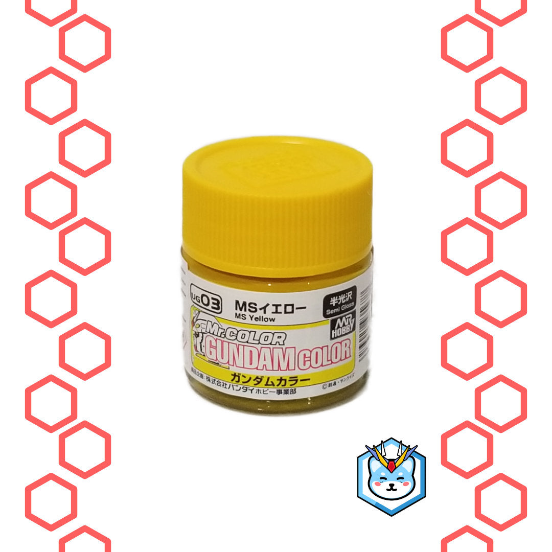 Gundam Color UG03 MS Yellow - Glacier Hobbies - GSI Creo