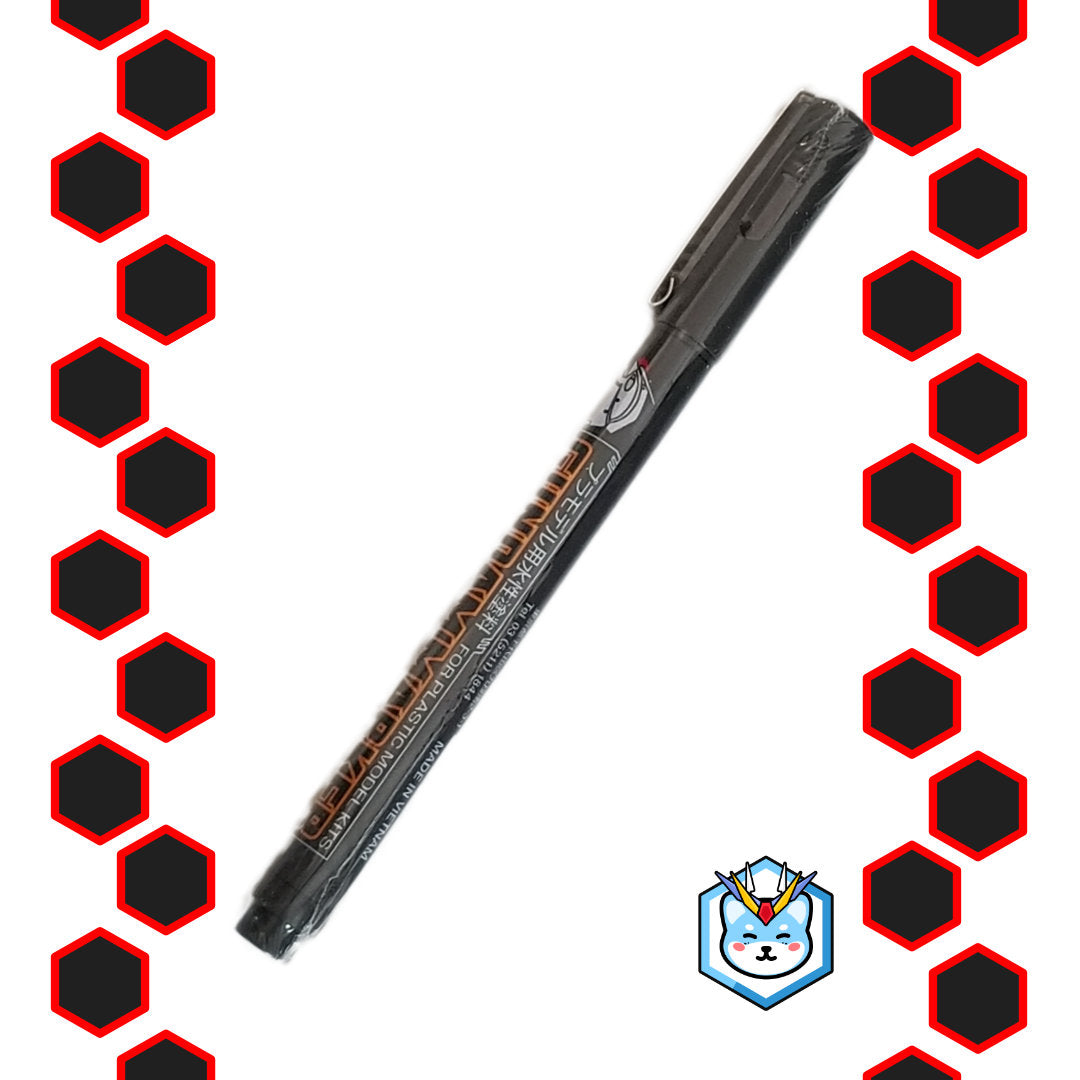 Gundam Marker GM21 Brush Type Gray - Glacier Hobbies - GSI Creo