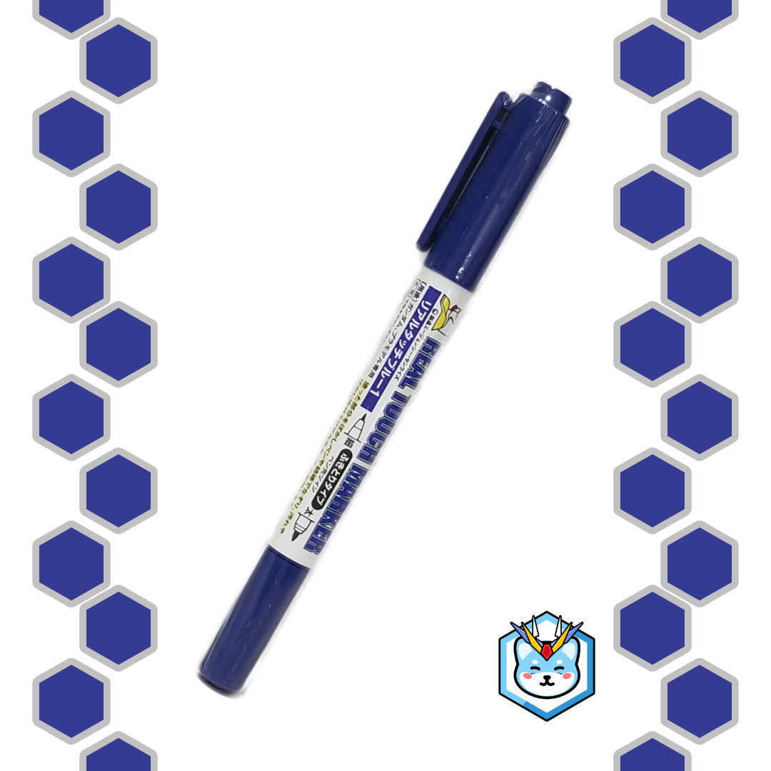 Gundam Real Touch Marker GM403 Blue - Glacier Hobbies - GSI Creo