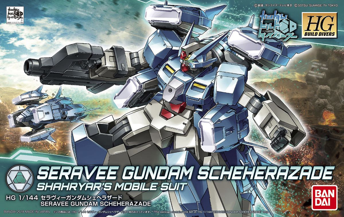 HGBD 1/144 Seravee Gundam Scheherazade - High Grade Gundam Build Divers | Glacier Hobbies