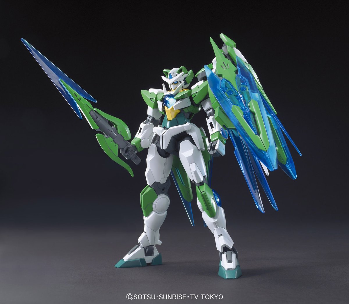 HGBF 1/144 Gundam 00 Shia Qan[T] - High Grade Gundam Build Fighters Try Island Wars | Glacier Hobbies