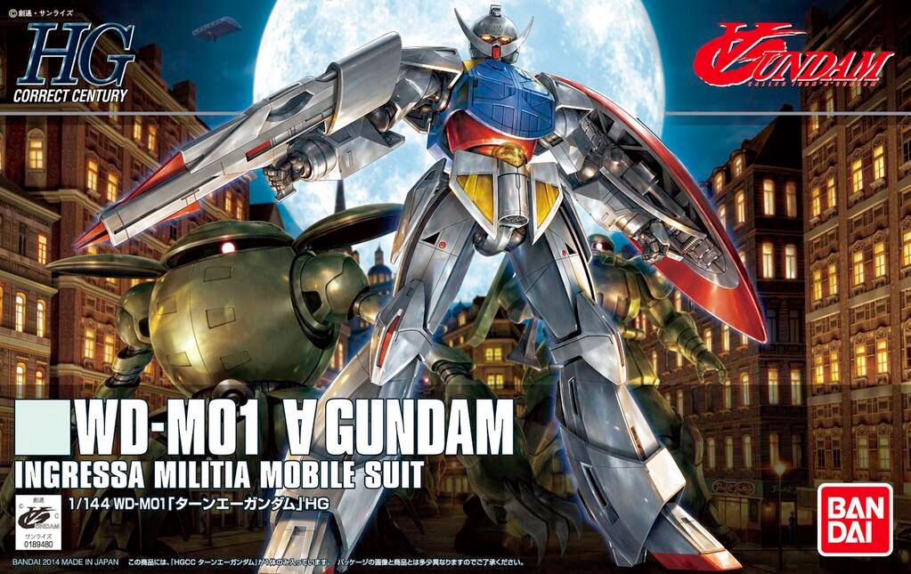 HGCC 1/144 ∀  Gundam (Turn A) | Glacier Hobbies