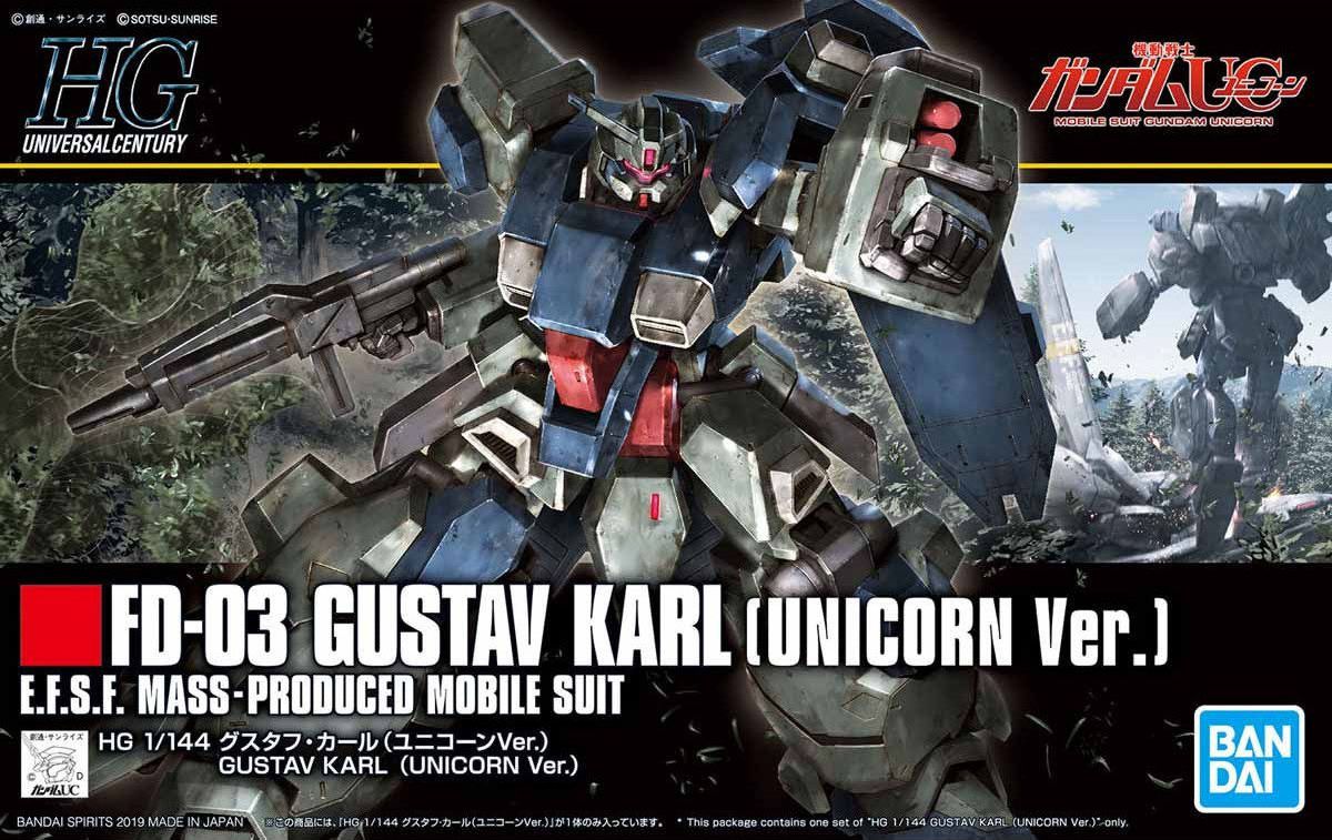 HGUC 1/144 Gustav Karl (Unicorn Ver.) - High Grade Mobile Suit Gundam Unicorn | Glacier Hobbies
