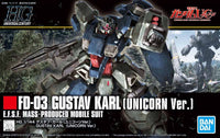 HGUC 1/144 Gustav Karl (Unicorn Ver.) - High Grade Mobile Suit Gundam Unicorn | Glacier Hobbies