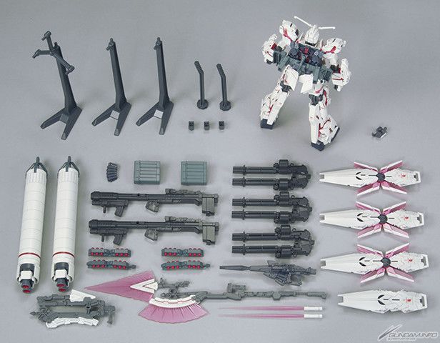 HGUC 1/144 RX-0 Full Armor Unicorn Gundam (Destroy Mode Red Color Ver.) | Glacier Hobbies