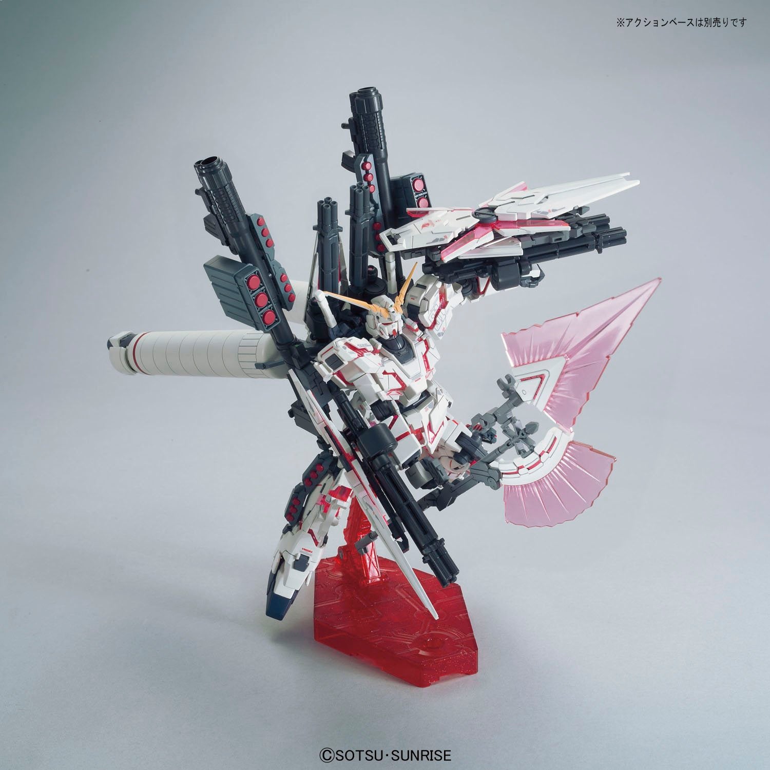 HGUC 1/144 RX-0 Full Armor Unicorn Gundam (Destroy Mode Red Color Ver.) | Glacier Hobbies