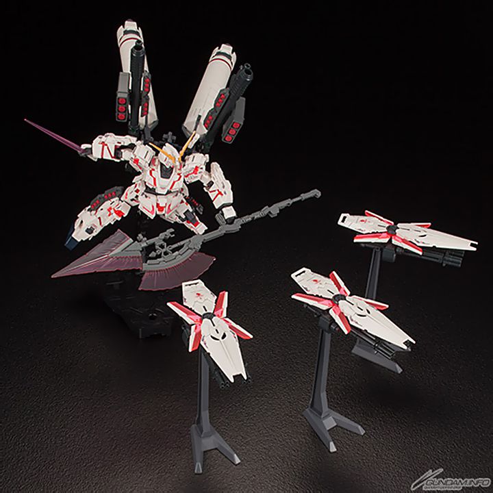 HGUC 1/144 RX-0 Full Armor Unicorn Gundam (Destroy Mode Red Color Ver.) | Glacier Hobbies