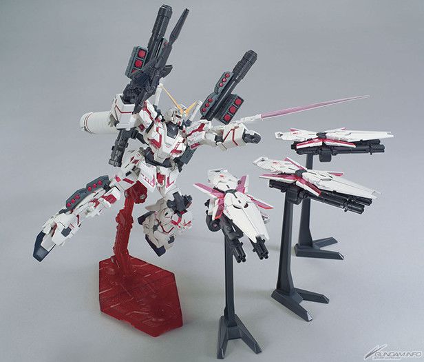 HGUC 1/144 RX-0 Full Armor Unicorn Gundam (Destroy Mode Red Color Ver.) | Glacier Hobbies