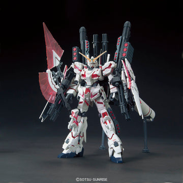 HGUC 1/144 RX-0 Full Armor Unicorn Gundam (Destroy Mode Red Color Ver.) | Glacier Hobbies