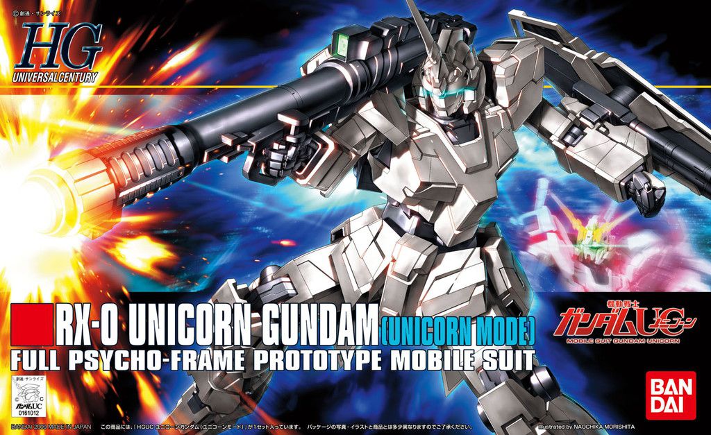 HGUC 1/144 RX-0 Unicorn Gundam (Unicorn Mode) - High Grade Mobile Suit Gundam Unicorn | Glacier Hobbies