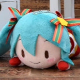 Hatsune Miku Series Lay-down Plush "Hatsune Miku" Christmas 2019 ver B: Smile - Glacier Hobbies - SEGA