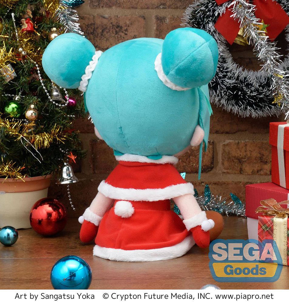 [PREORDER] Hatsune Miku Series SP Fluffy Plush "Hatsune Miku" Christmas 2021 - Glacier Hobbies - SEGA