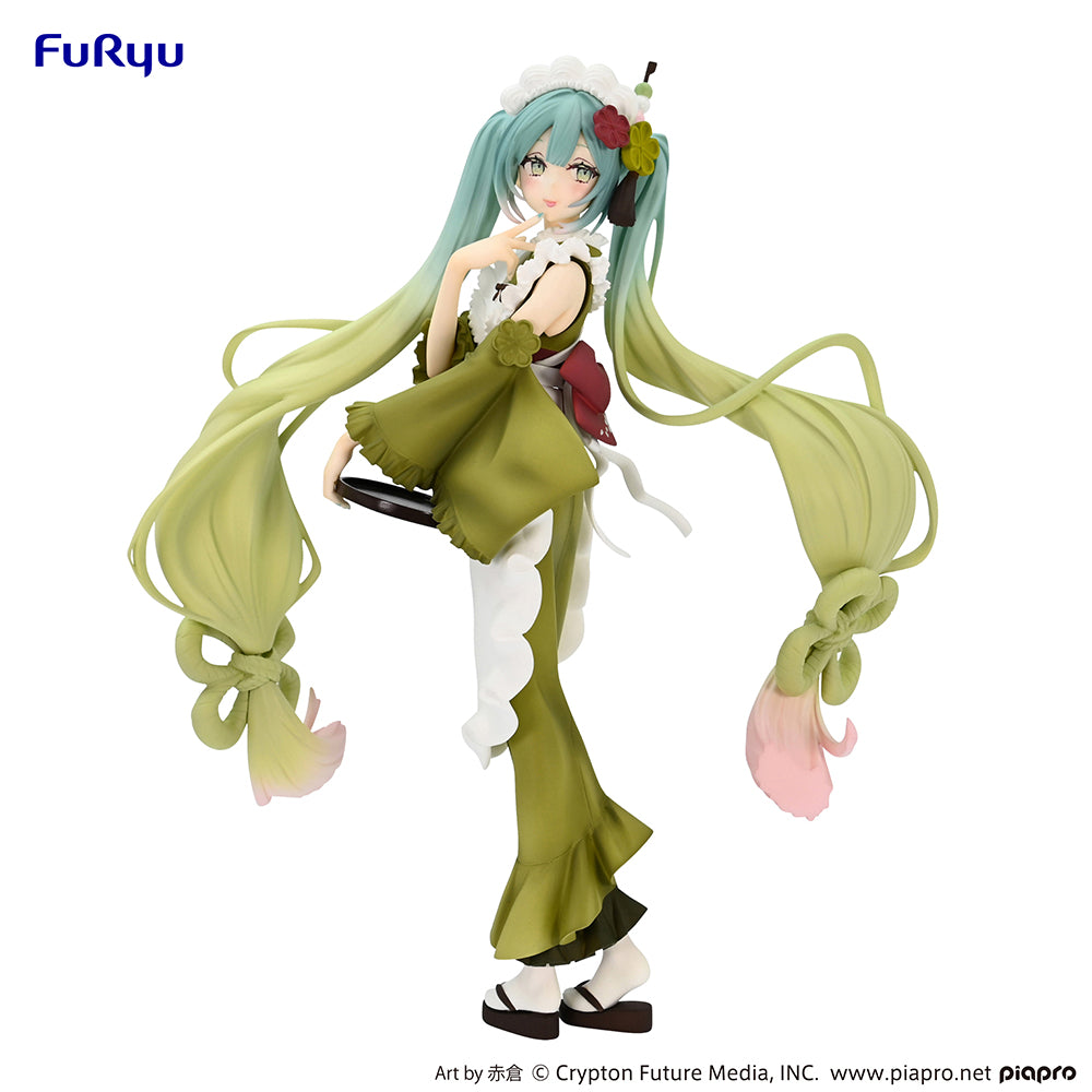 [PREORDER] Hatsune Miku Exceed Creative Figure -Matcha Green Tea Parfait Prize Figure - Glacier Hobbies - FuRyu Corporation